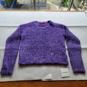 Sies Marjan Purple Tinsel Sweater Sz Large NWT